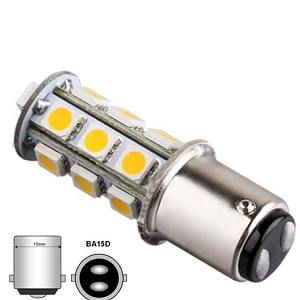 BA15D 12V/24V LED Bajonet 18SMD